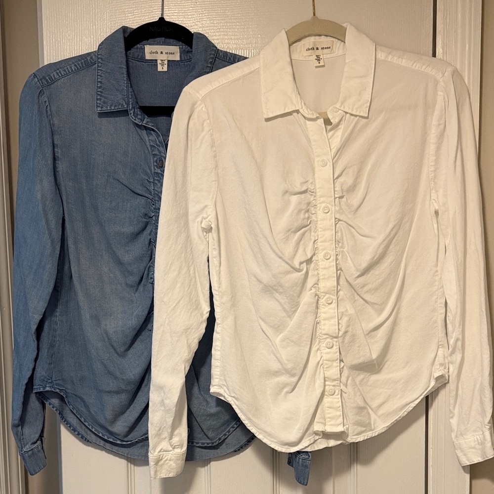 TWO Cloth & Stone Button downs from Anthropologie - image 1